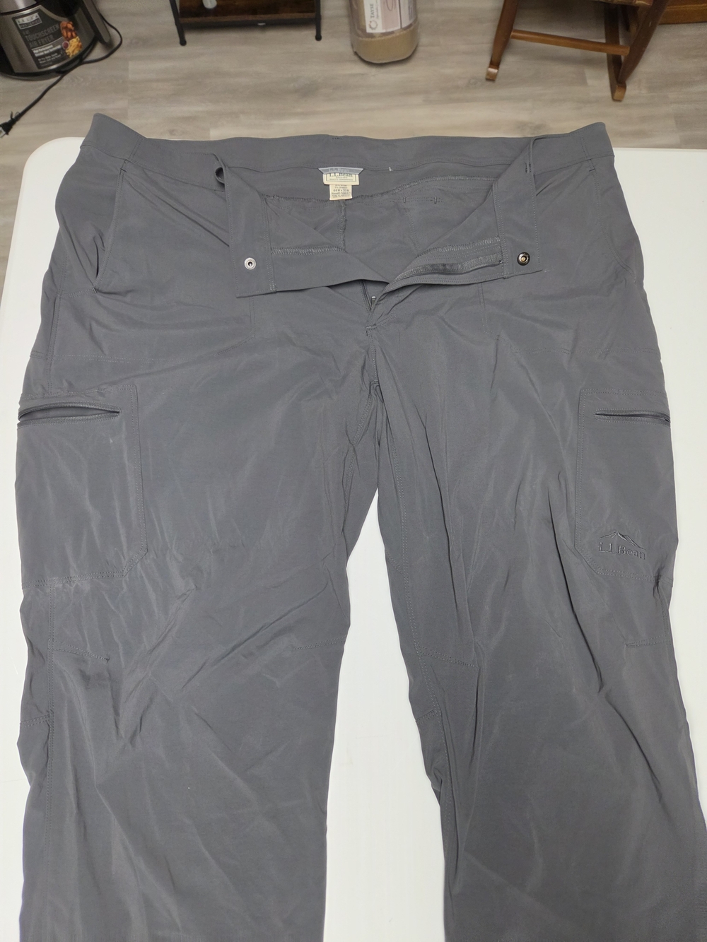 L.L. Bean Men's Gray Outdoor Cargo Pants
